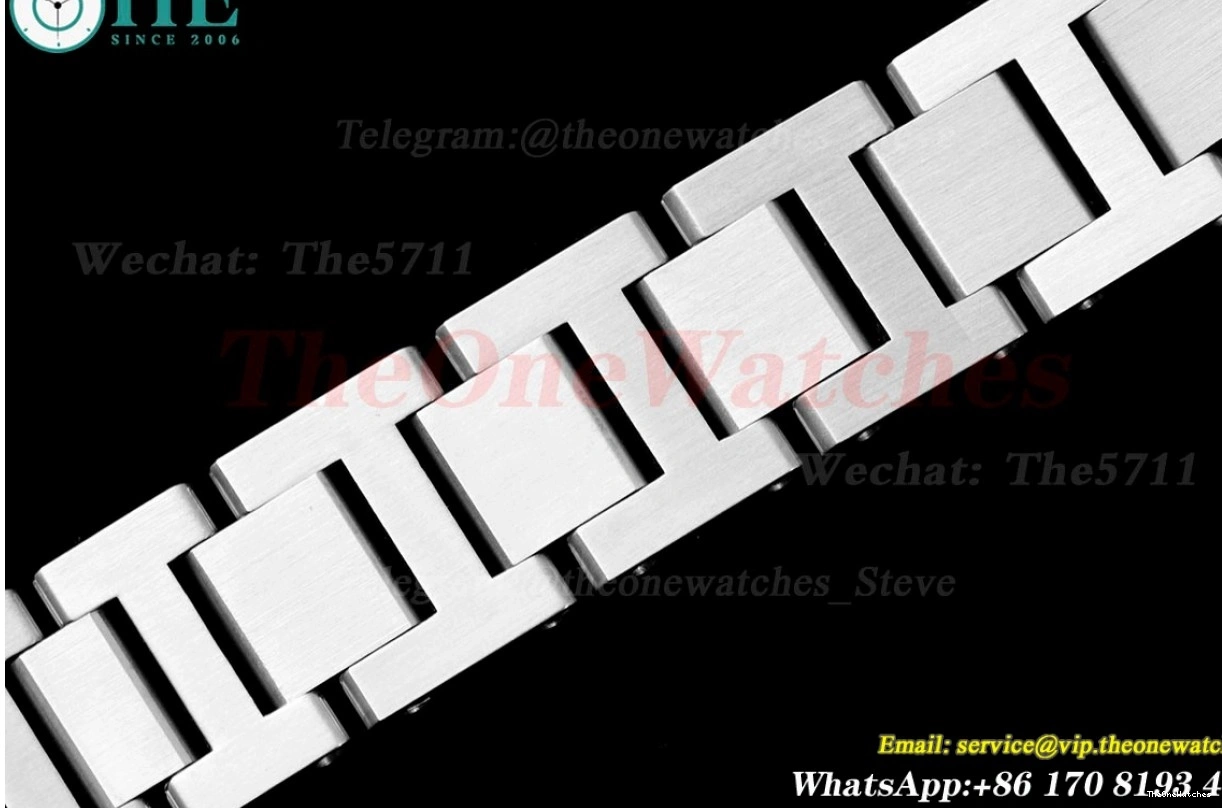 White 33mm AF Cartier NH05 Bleu SS SS Ballon De Dial 1202